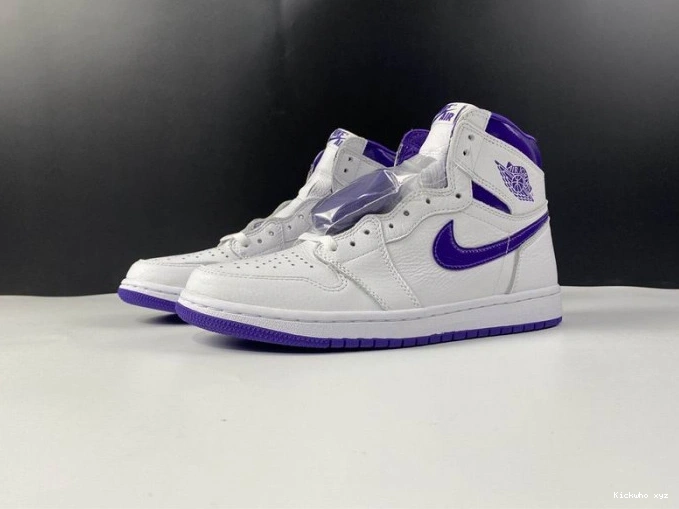 RETRO JORDAN 1 AIR HIGH CD0461-151 PURPLE COURT 0823